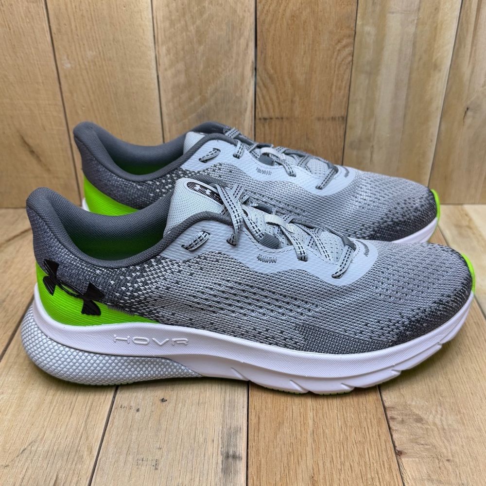 Under Armour HOVR Turbulence 2 Men’s Running Shoes Size 9 Gray/Green - Picture 4 of 15